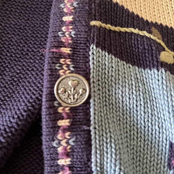 Northern Reflections Vintage Multicolor Knit Sweater Vest M-L - Picture 6 of 7